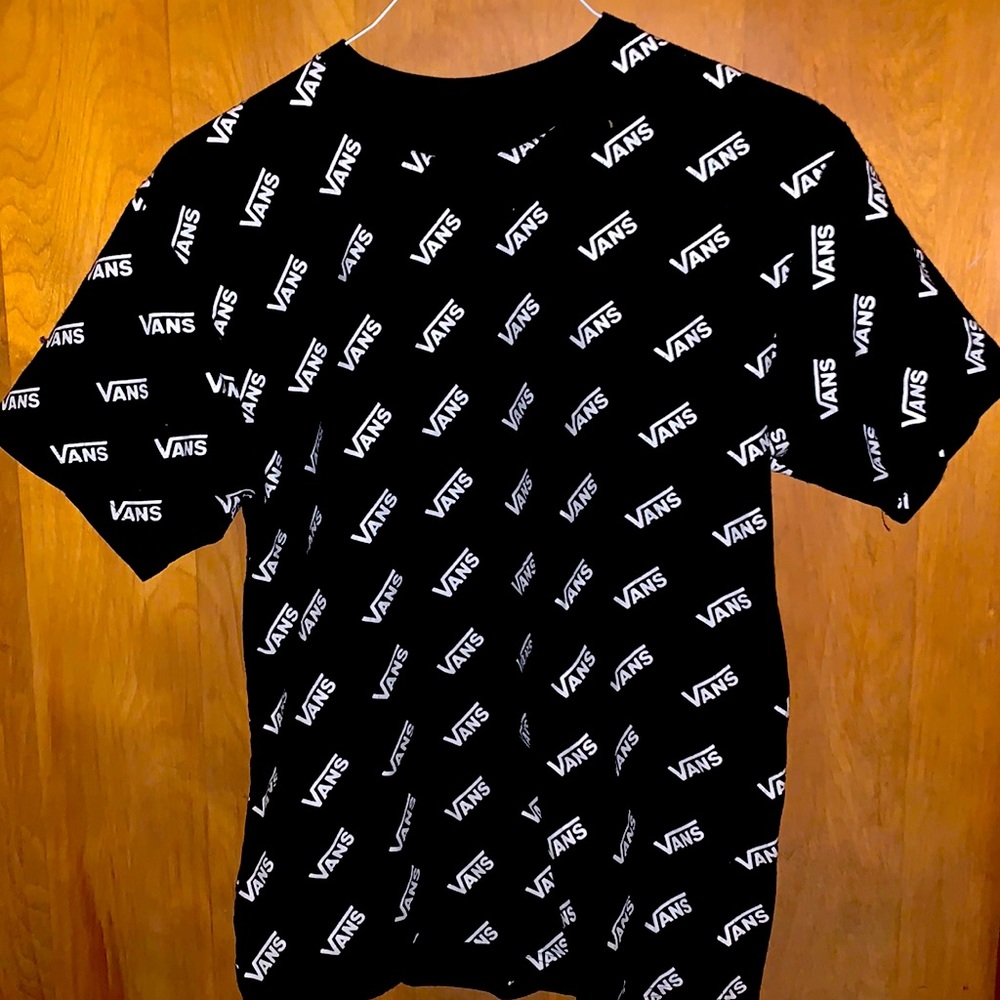 Vans Men’s Black Monogram Short-sleeve Tee